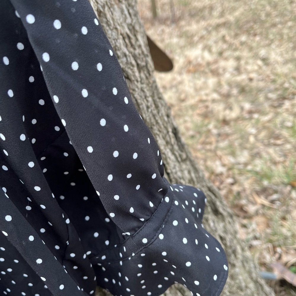 ⭐️41 Hawthorn Polka Dot Blouse in size L - Picture 2 of 4